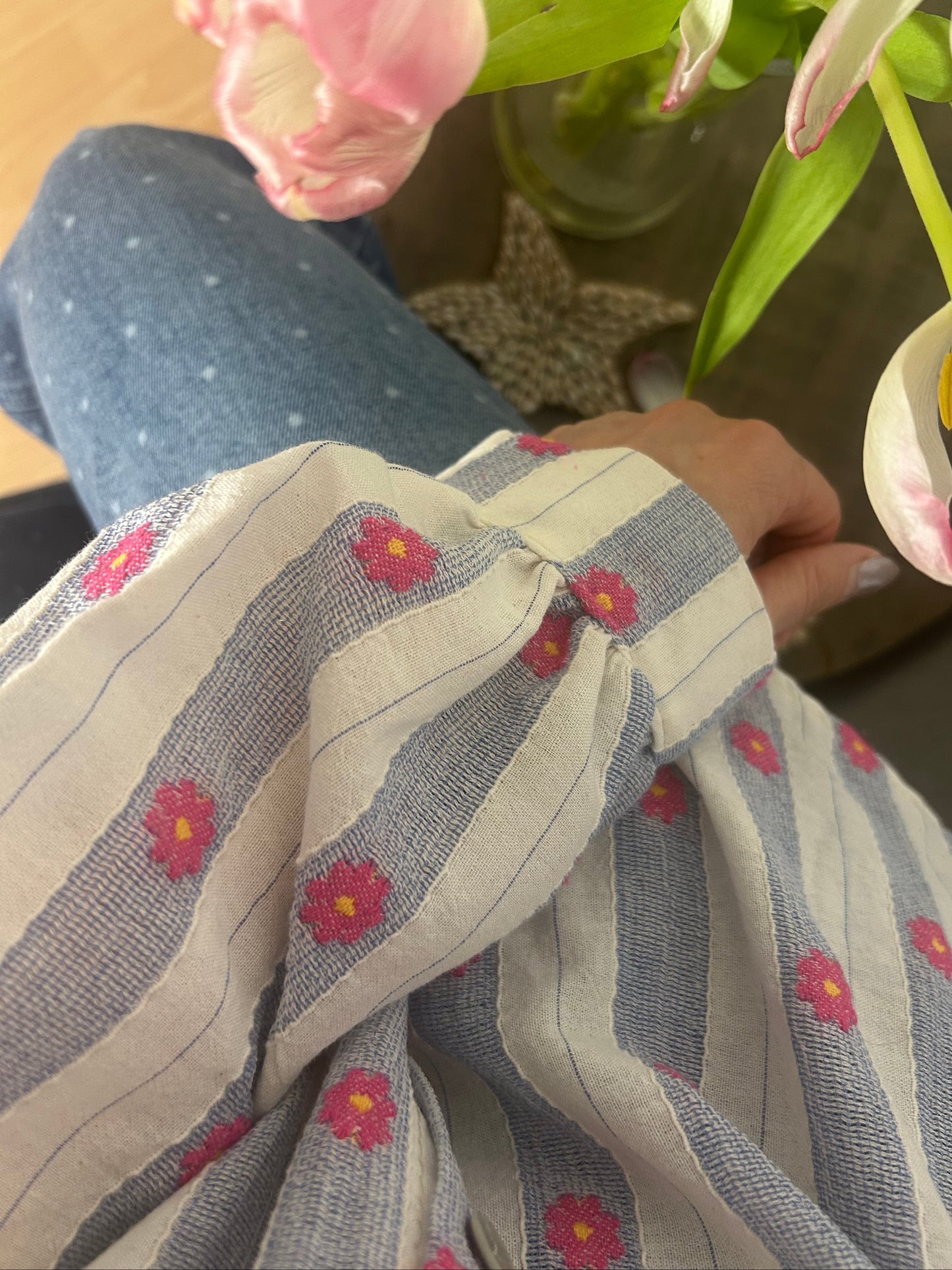 Hemdbluse "FLOWERPOWER"