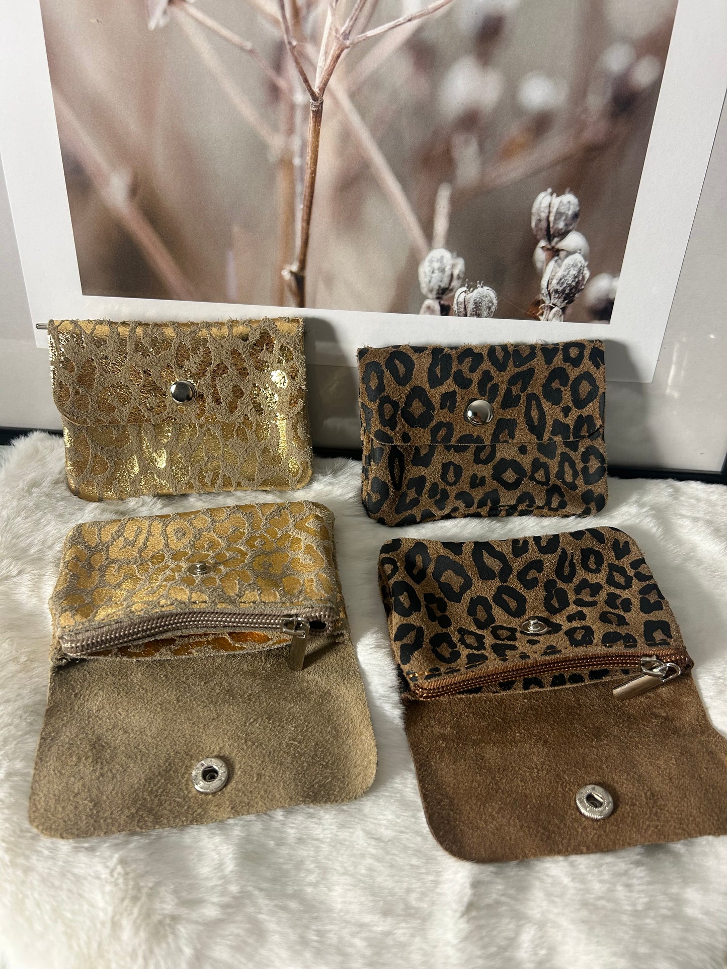 Geldbörse "LEO" in gold oder braun
